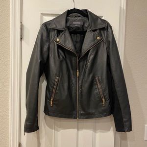Faux leather jacket